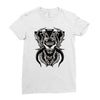 demon wolf Ladies Fitted T-Shirt