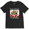 pug dog christmas V-Neck Tee
