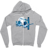 night owl Zipper Hoodie