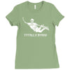 totally board skateboard Ladies Fitted T-Shirt