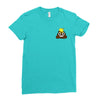 trump shit pocket Ladies Fitted T-Shirt