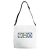 eat sleep money Adjustable Strap Totes