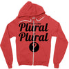 what's the plural of plural Zipper Hoodie