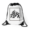 don't touch Drawstring Bags
