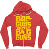 bad guys with big guns Zipper Hoodie
