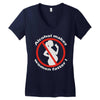 alcohol makes women fatter Women's V-Neck T-Shirt