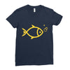gold fish Ladies Fitted T-Shirt