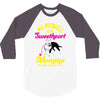 my pitbull is a sweetheart 3/4 Sleeve Shirt