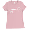 uffington horse Ladies Fitted T-Shirt