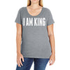i am king Ladies Curvy T-Shirt