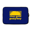 stay gold ponyboy the outsiders movie book Laptop sleeve