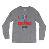 legends are born june Long Sleeve Shirts