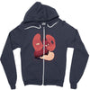 heart attack Zipper Hoodie