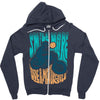 smile more, ride a motorcycle Zipper Hoodie
