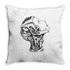 robot girl machine Throw Pillow