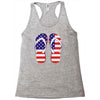 paire de tongues am&eacute;ricaine Racerback Tank