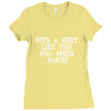need pants Ladies Fitted T-Shirt