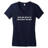 Take Me Back To The Night We Met Women's V-Neck T-Shirt