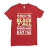i'm black ya'll Ladies Fitted T-Shirt