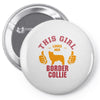 This Girl Loves Her Border Collie Pin-back button