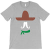 ladies sombrero  funny retro mexico mustache designer T-Shirt