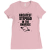 Greatest Stepdad In The Universe Ladies Fitted T-Shirt