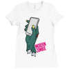 modern zombie Ladies Fitted T-Shirt