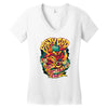party god (red) Women's V-Neck T-Shirt