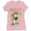 zombie (3) Ladies Fitted T-Shirt