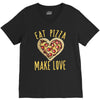 eat pizza make love V-Neck Tee