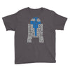 r2d2 typography Youth Tee