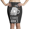 coffee addict Pencil Skirts