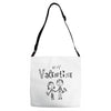 be my valentine Adjustable Strap Totes