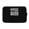 blues rules Laptop sleeve