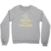 the best kind of mom raises a teacher. gift for mom. Crewneck Sweatshirt