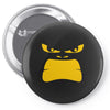 angry gorilla face Pin-back button