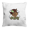 off the hook Throw Pillow