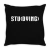 Studying Throw Pillow