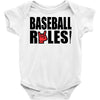 baseball rules Baby Bodysuit