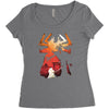 the great battle Women's Triblend Scoop T-shirt