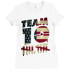 Jake Paul Team 10 Old America Design Ladies Fitted T-Shirt