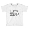 now or later Toddler T-shirt