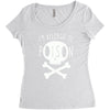 allergic to poison Women's Triblend Scoop T-shirt