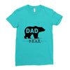 dad bear Ladies Fitted T-Shirt