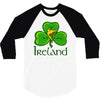 ireland shamrock 3/4 Sleeve Shirt