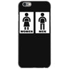 restroom sign sticker vinyl decal iPhone 6/6s Case