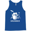 drummer drum kit indie rock music Tank Top