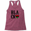 black love Racerback Tank