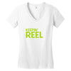keepin' it reel Women's V-Neck T-Shirt