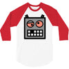 robot funny 3/4 Sleeve Shirt